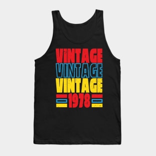 Vintage 1978 Store Sign Tank Top